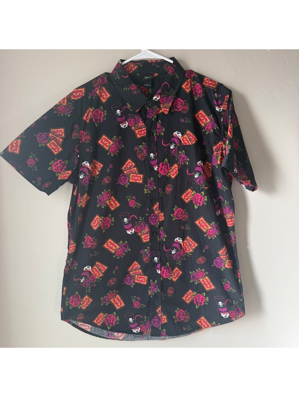 Men’s Disney Button Up Princess & The Frog | large